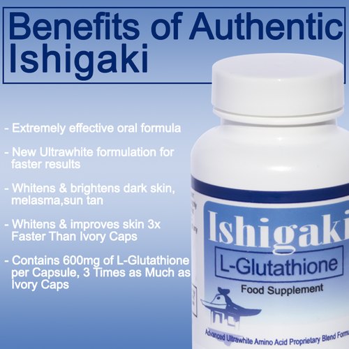 Ishigaki Amino Classic White 850mg Glutathione Capsules